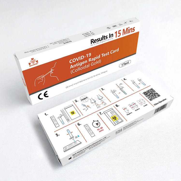 Background technology of novel coronavirus (COVID-19) antigen detection kits