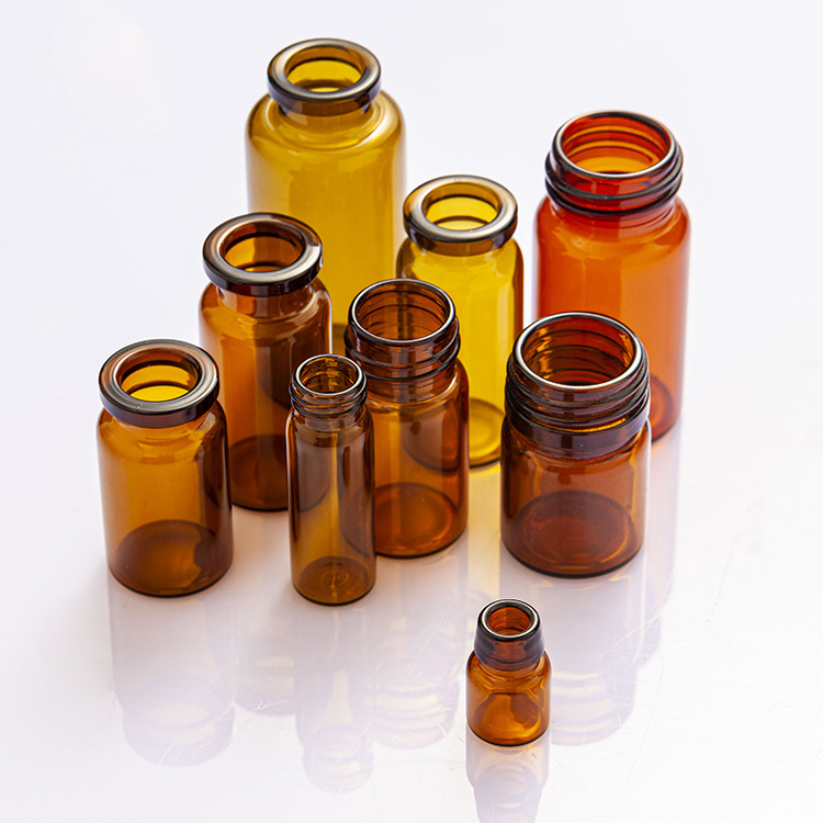 Amber Clear Tubular Injection Sterile Glass Bottle Vials for Pharmaceutical